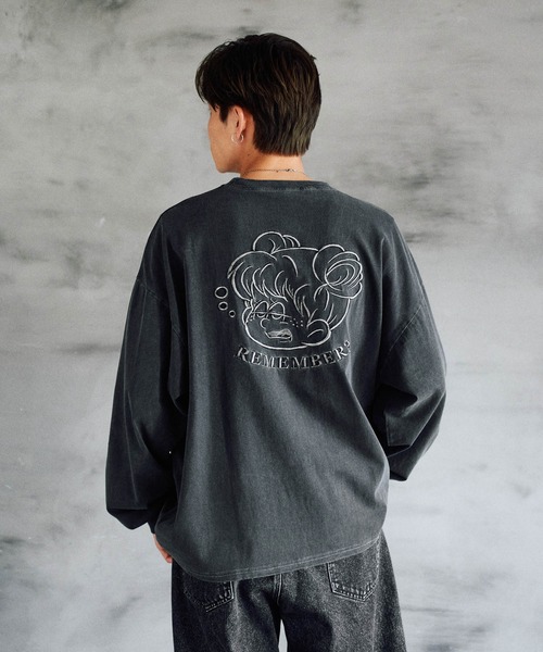 tシャツ 落書きいっぱいヴィンテージっぽロンT レディース MOUSSY | NUMBERING VINTAGE ロンT (Tシャツ・カットソー(長袖