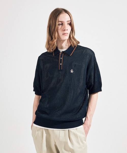 ポロシャツ メンズ STYLE 2841 70'S COLORTRIM MESH KNIT POLO SHIRT / スタイル2841 70'Sカラー｜zozo｜03