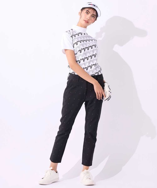 【MARIE CLAIRE】★ラベル パンチング レイヤード Tシャツ★ SHIPS any: パールワッフル フェイクレイヤード Tシャツ (ロンT