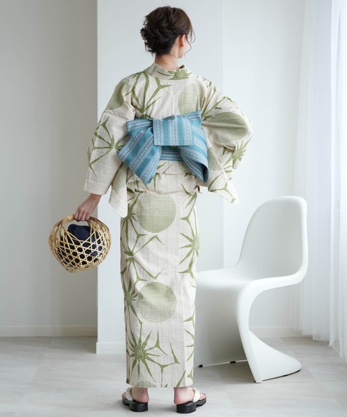 【写真要確認】utatane 浴衣のみ utatane 浴衣 手染め注染浴衣3点セット utatane×注染工房 先染め