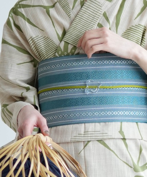 utatane 浴衣 手染め注染浴衣3点セット utatane×注染工房 先染め 