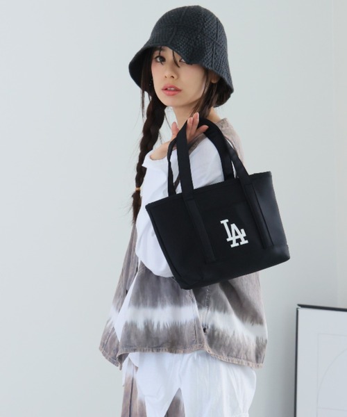 トートバッグ [ MLB ] BASIC QUILTIN LUX HIP SACK MLB トートバッグ キルティングミニトートバッグ レディース