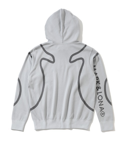 MARK&LONA パーカー Matrix Knit Hoodie | MEN メンズ : ZOZOTOWN
