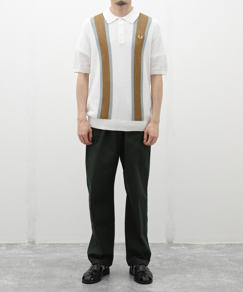FRED PERRY（フレッドペリー） ポロシャツ OPEN KNIT SHIRT K7638