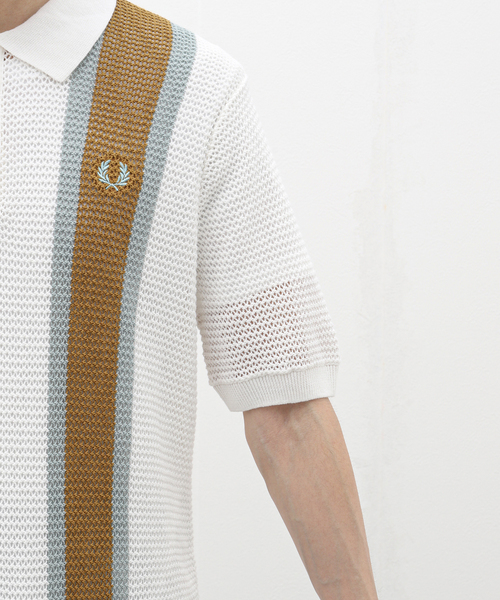 フレッドペリー　ポロシャツ Ribbed Polo Shirt - G5138｜フレッドペリーの通販｜&mall