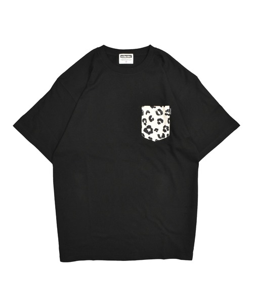 DOUBLE STEAL（ダブルスティール） tシャツ 柄ポケット Tシャツ メンズ