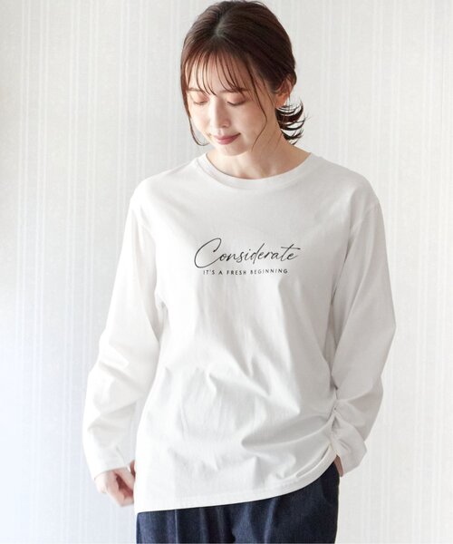 ikka tシャツ 「親子おそろい」ロゴフォトプリントロンT
