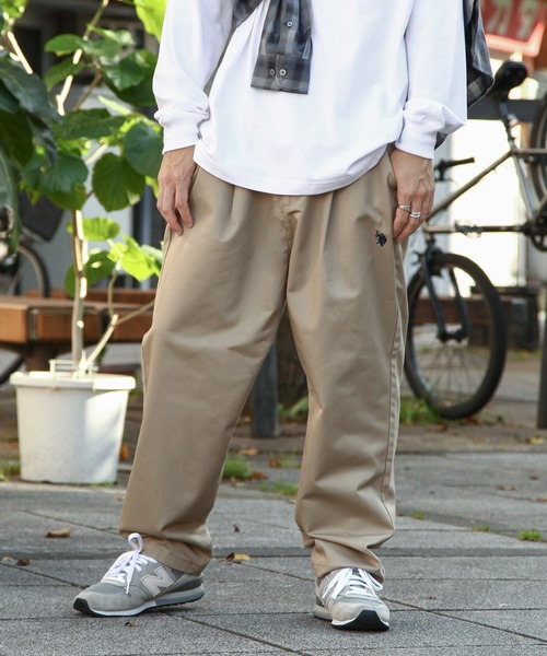 U.S. POLO ASSN.（ユーエスポロアッスン） ワイドパンツ ジーンズ ワン