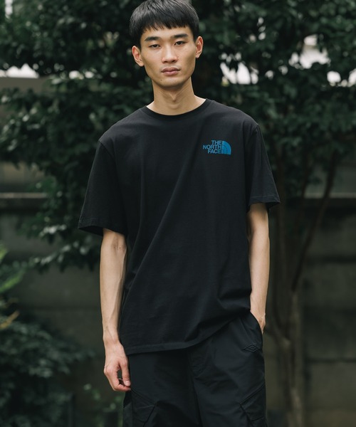 日本未発売【The North Face】 ロゴTシャツ ☆ mountain shadow 日本未発売【The North Face】 ロゴTシャツ ☆ mountain shadow