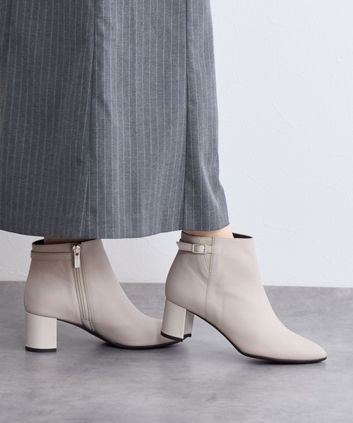 HIMIKO ベルトデザインバブーシュ23.5 ベージュ　　 定価22,000円 HIMIKO ベルトデザインバブーシュ23.5 ベージュ 定価22,