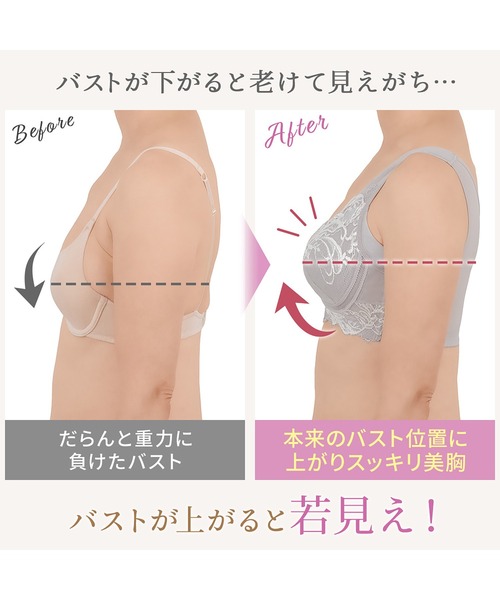 BRADELIS NewYork ブラジャー すらっと細みえフロントファスナー