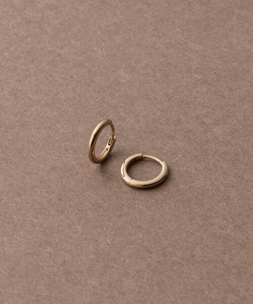 ete bijoux（エテ ビジュー） ピアス 「トーン」 K18RBG フープ ピアス