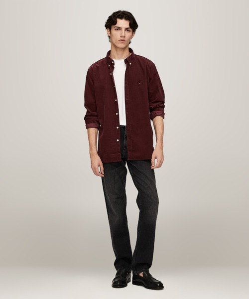 TOMMY HILFIGER（トミー・ヒルフィガー） シャツ ソリッドコーデュロイ