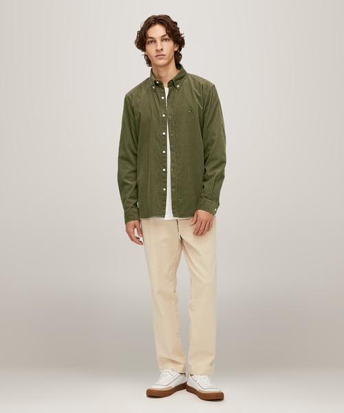 TOMMY HILFIGER（トミー・ヒルフィガー） シャツ ソリッドコーデュロイ