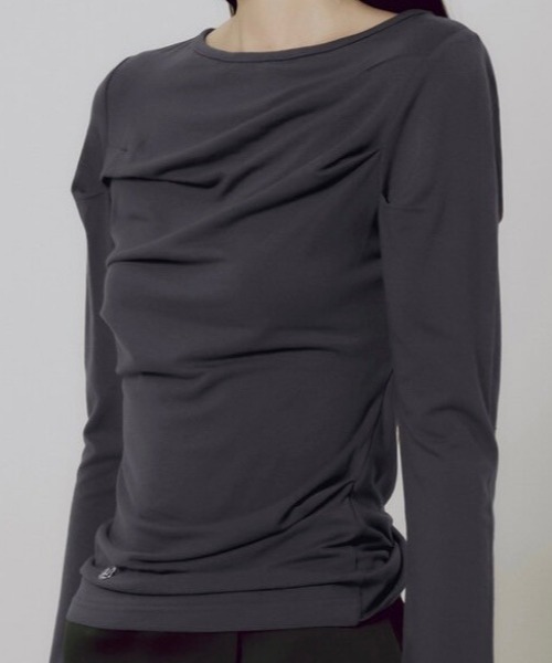 FLAREUP tシャツ 「FLAREUP」Backless Drape Long Sleeve