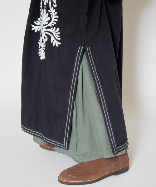 チャイハネ ワンピース 「チャイハネ」イーラー刺繍ワンピース