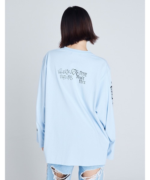 tシャツ Valerie Phillips x little sunny bite photo long tee レディース メンズ セール】/Little Sunny Bite/ Valerie Phillips x little sunny