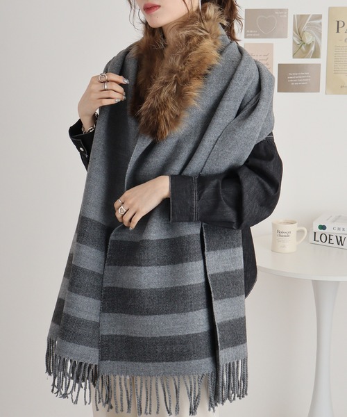 パドカレ　ラクーンファー　ストール パドカレ ラクーンファー ストール 楽天市場】パドカレ ストールの通販