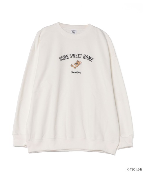 超貴重‼️シャムシェイドトレーナー トレーナー スウェット 「公式」トムとジェリー もっちり裏シャギーBIG