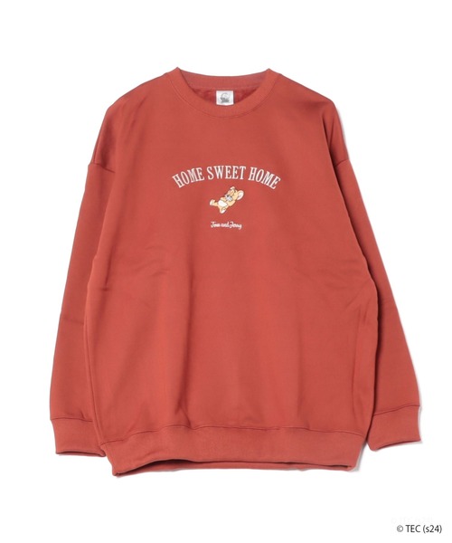 トレーナー スウェット 「公式」トムとジェリー もっちり裏シャギーBIG