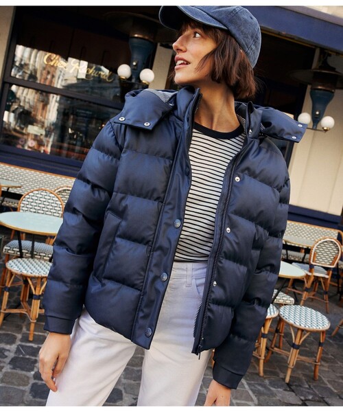 プチバトー　中綿ダウン　18M 中綿入りジャケット｜ベビー服・子供服通販のPETTIT BATEAU【公式】