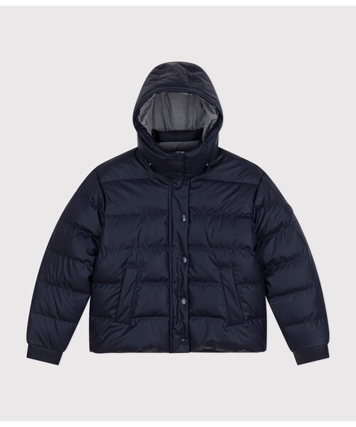 新品タグ付♡ プチバトー　PETIT BATEAU 中綿ジャケット　86cm タグ付き新品 プチバトー 定価38500円 リバーシブル中綿ブルゾン