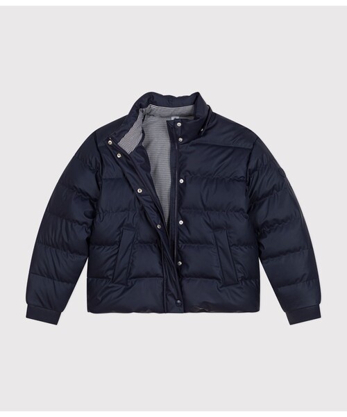 最終価格　プチバトー　中綿ダウンコート　ネイビー　新品タグ付き PETIT BATEAU ダウンコート ダウンジャケット 中綿入り