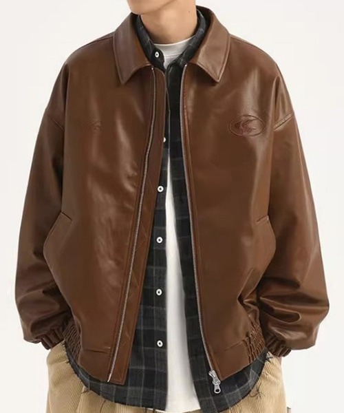 lilful ブルゾン アウター ストリート Y2Kデザイン ダブルジップ