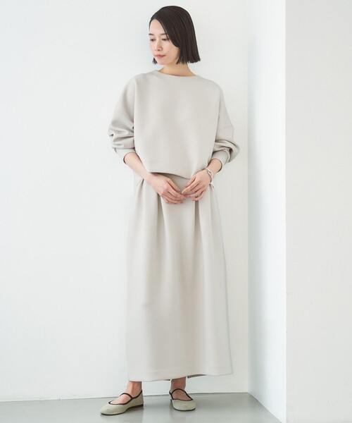 トレーナー スウェット 「洗える/ストレッチ」BEAUTY FORM JERSEY ペプラム トップス レディース セール】【洗える/ストレッチ】BEAUTY FORM JERSEY ペプラム