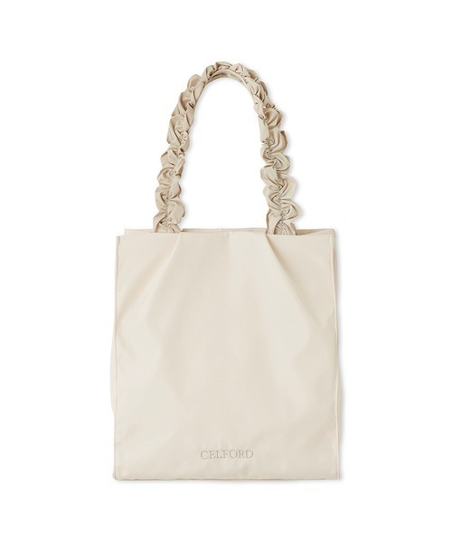【CELFORD】トートバッグ CELFORD セルフォード フリルハンドルトートバッグ アイボリー