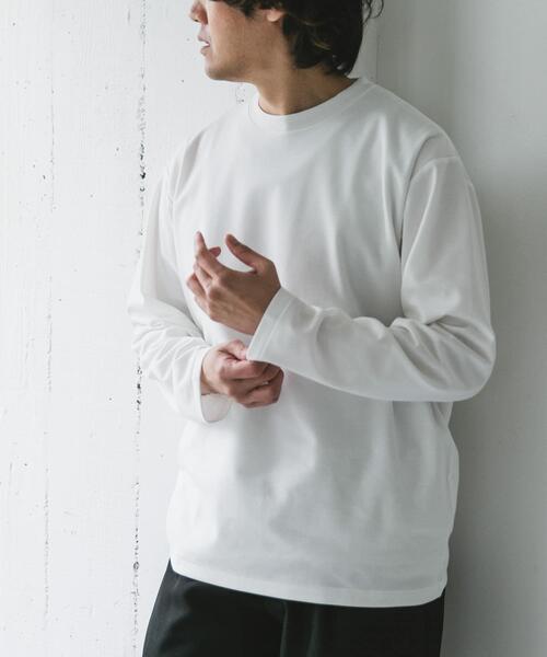 URBAN RESEARCH DOORS tシャツ 「イージーケア」ポンチ ロングスリーブ 