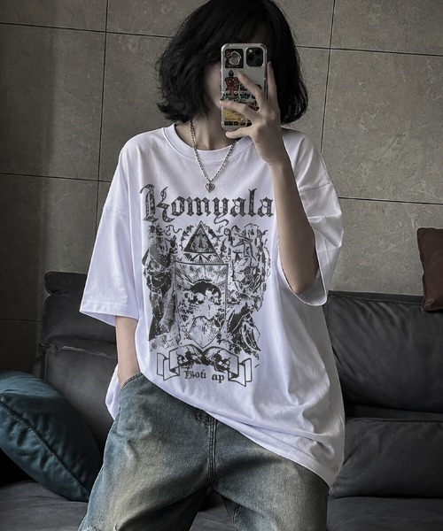 DEVICE（デバイス） tシャツ 「新色追加」 ダーク ドクロ グラフィック