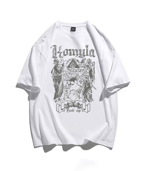 DEVICE（デバイス） tシャツ 「新色追加」 ダーク ドクロ グラフィック