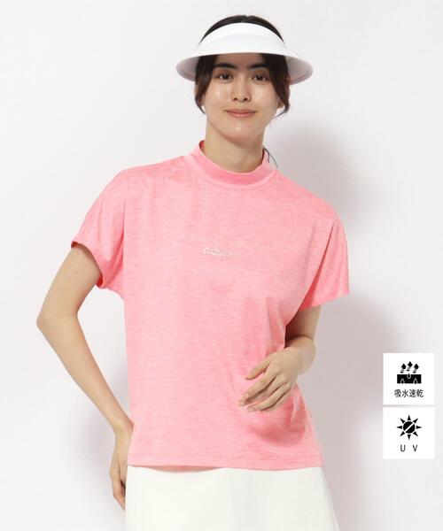 tシャツ UVカット/吸水速乾 クールコアモックネックT レディース