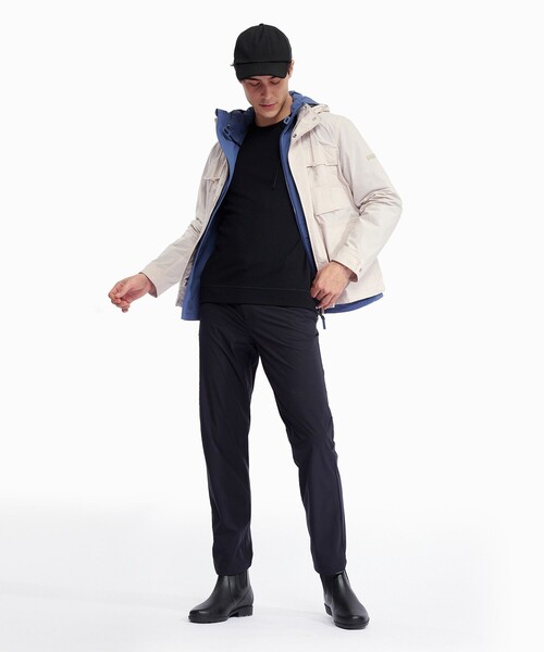 AIGLE（エーグル） ナイロンジャケット UVカット 撥水 形状記憶 ダブル