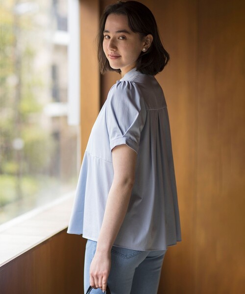 tシャツ プレーティング天竺5分袖 カットソー レディース : ZOZOTOWN 