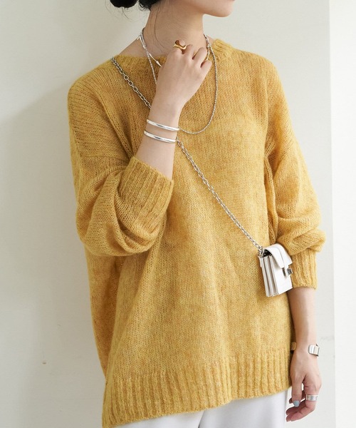 「SHENERY」 長袖ニット FREE ベージュ レディース_画像4