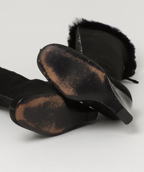 「LOUIS VUITTON」 ロングブーツ 37 ブラック レディース_画像3