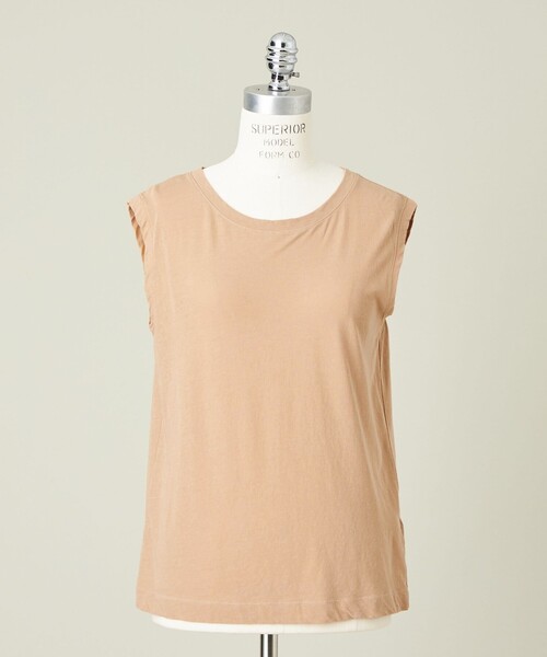tシャツ 「conte」クルーネック  ノースリーブTシャツ レディース