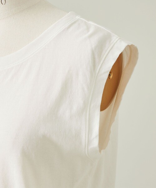 tシャツ 「conte」クルーネック  ノースリーブTシャツ レディース UNITED ARROWS｜<conte>クルーネック ノースリーブTシャツ