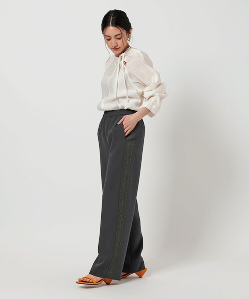新品未使用　BEAUTY&YOUTH レースパンツ BEAUTY＆YOUTH UNITED ARROWS パンツ サイドレース ー