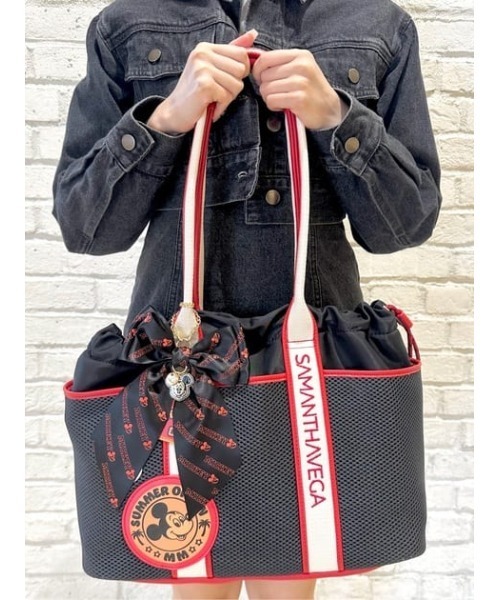 大人気!! SAMANTHAVEGA「ミッキーマウス&フレンズ」ロゴ トート Samantha Vega トートバッグ 「ミッキーマウス&フレンズ」ロゴ