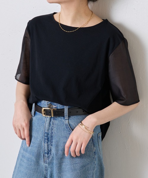 COLLAGE GALLARDAGALANTE tシャツ ハーフスリーブコンビシアーT