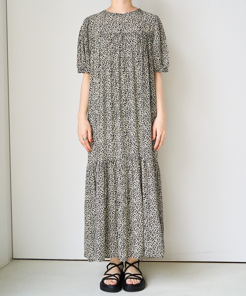 FREAK'S STORE ワンピース 限定展開 花柄 マキシ 半袖