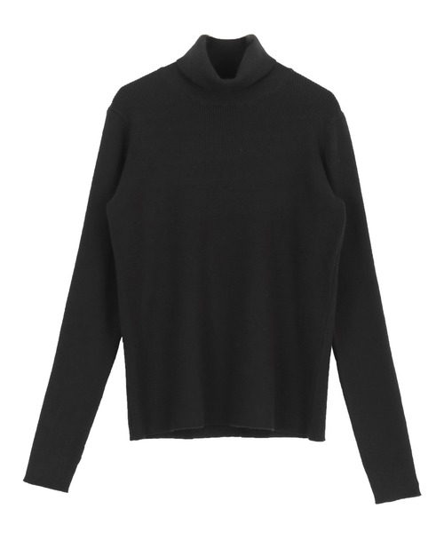「ur's」 タートルネックニット M ブラック レディース_画像3