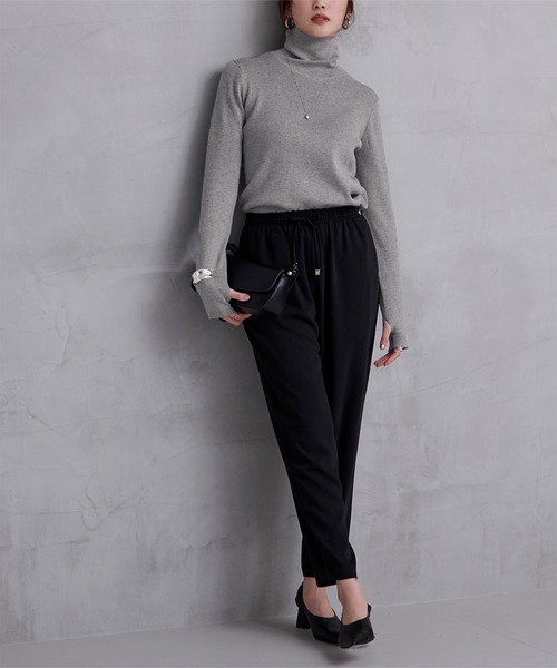 「ur's」 タートルネックニット M ブラック レディース_画像7