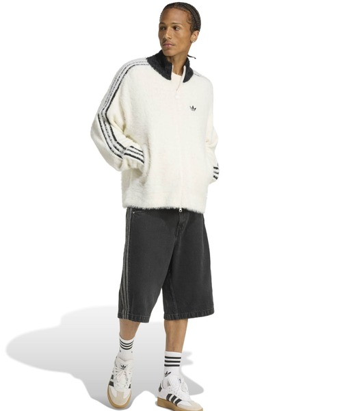 adidas（アディダス） コート ジャケット adidas FAUX MOHAIR CLASSIC