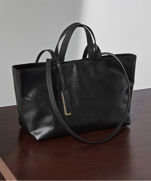 トートバッグ 「 NiiNa / ニーナ 」高品質牛革2wayシックワンハンドル