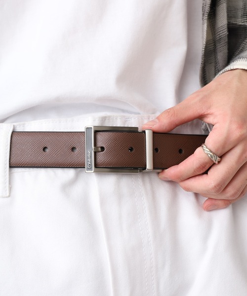 Calvin Klein（カルバン・クライン） ベルト Reversible Belt レザー