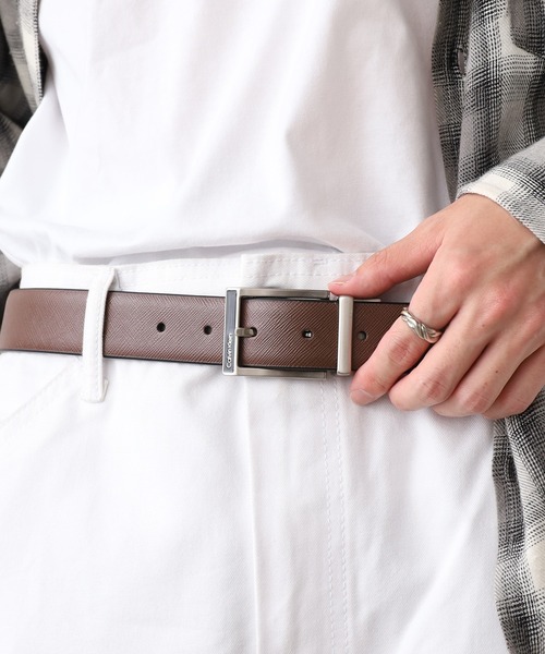 Calvin Klein（カルバン・クライン） ベルト Reversible Belt レザー